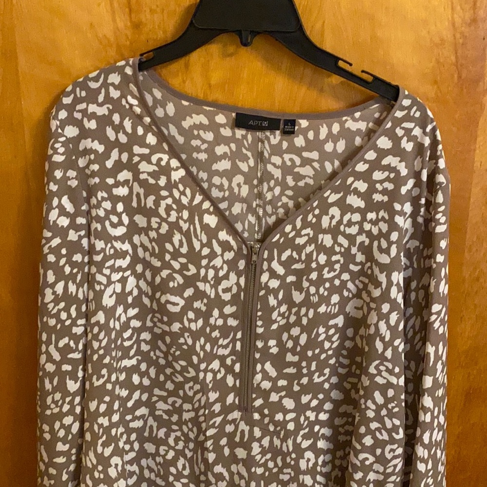 Zip up woman’s blouse